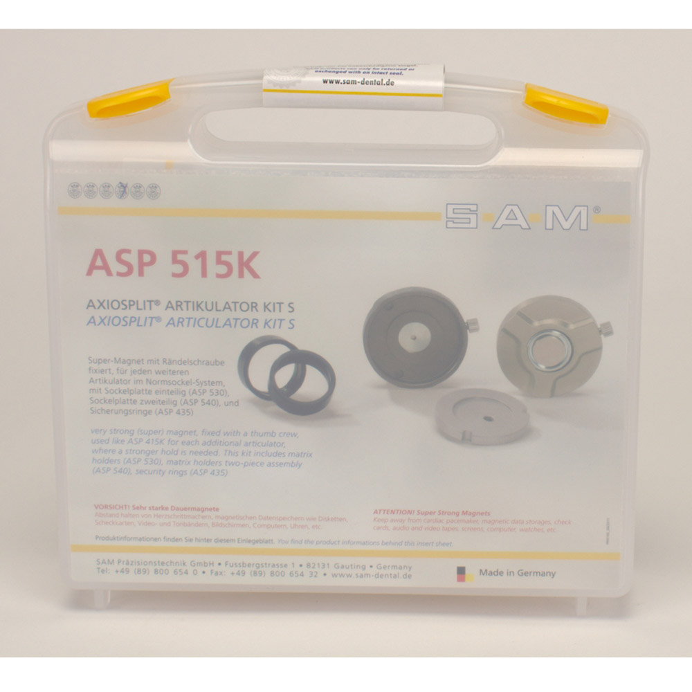 Axiosplit artikulator sæt ASP515K, pakke