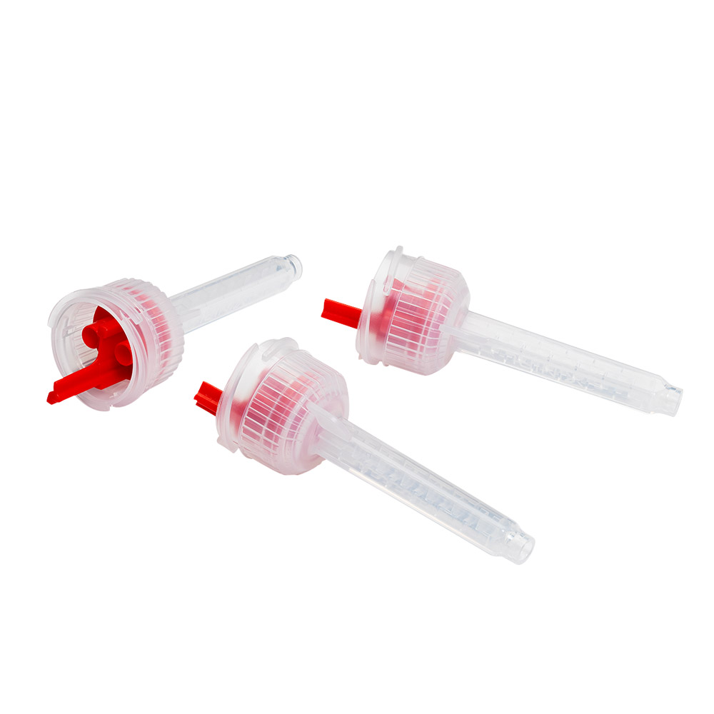 Blandingskanyle rød til 50 ml Aquasil Ultra+ LV+XLV, 58 stk.