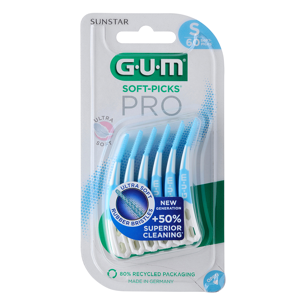 GUM SOFT-PICKS PRO S, 60 stk.