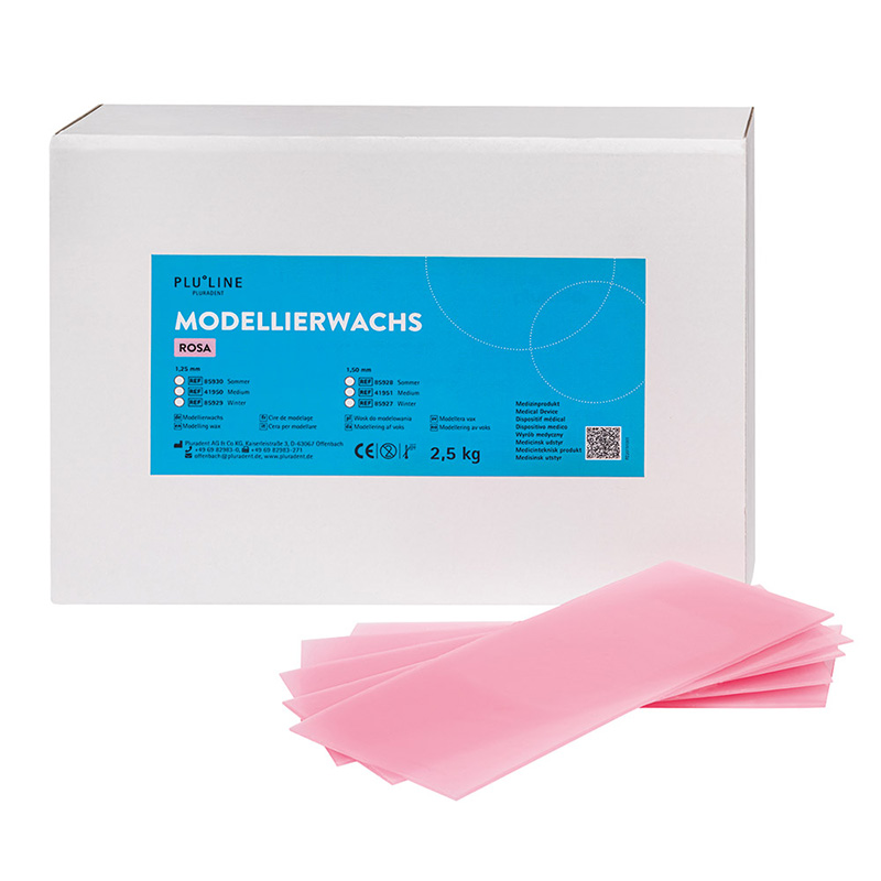 PLULINE MODELLERVOKS Standard 1,25 mm, 2,5 kg karton