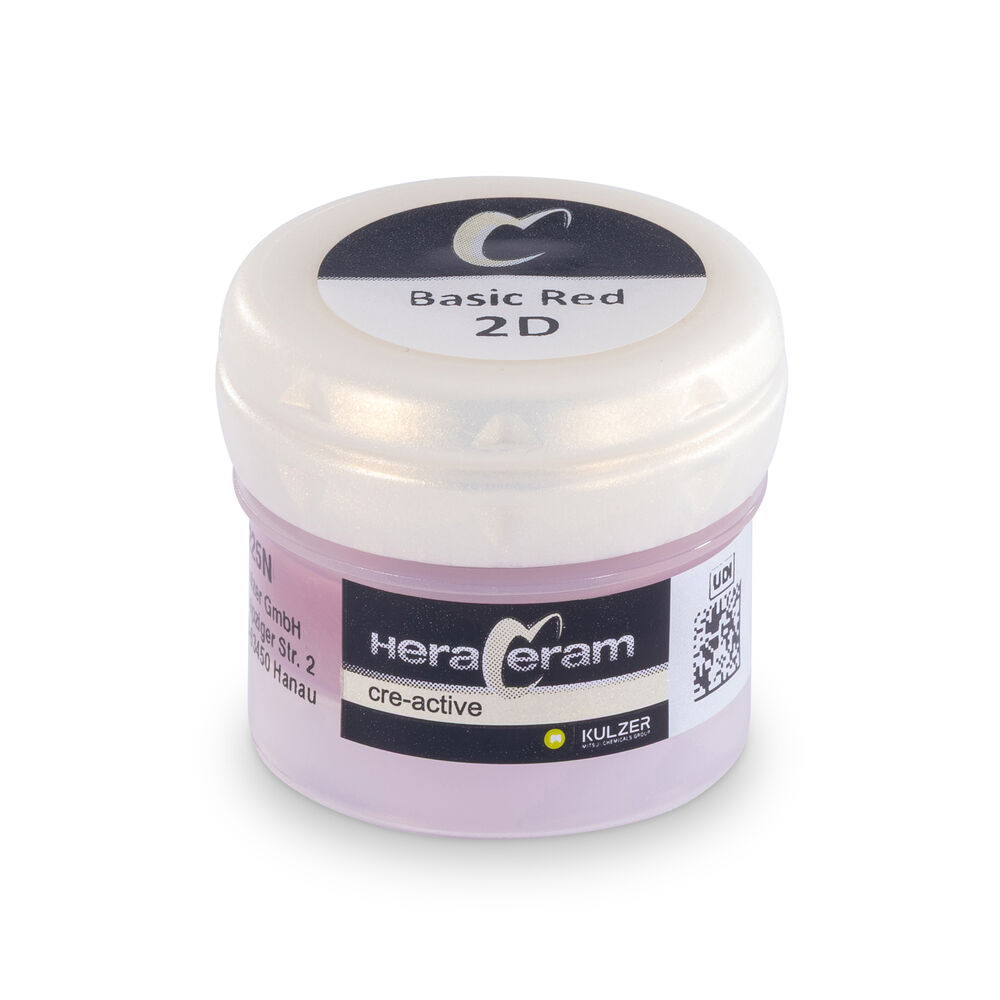HeraCeram cre-active 2D Malefarve Basic rød, 2 ml