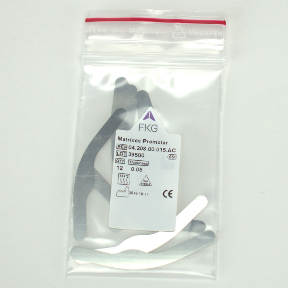 FKG 208T stål matrice 0,05, 12 stk.