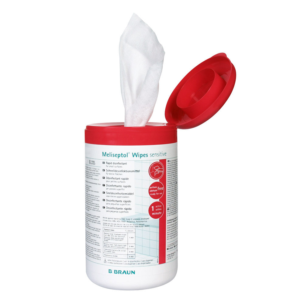 Meliseptol Wipes Sensitive, 60 stk. refillpakke