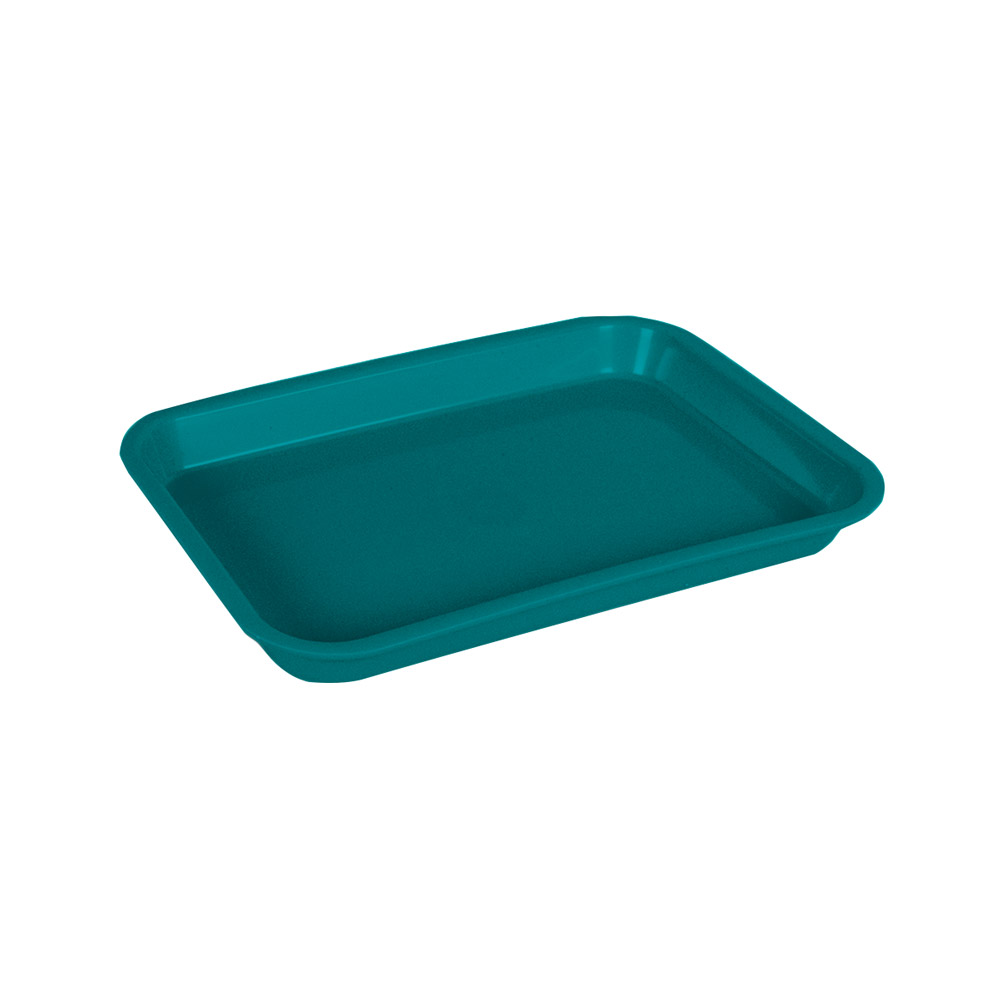 Mini-bakke uden inddeling turkis, stk.