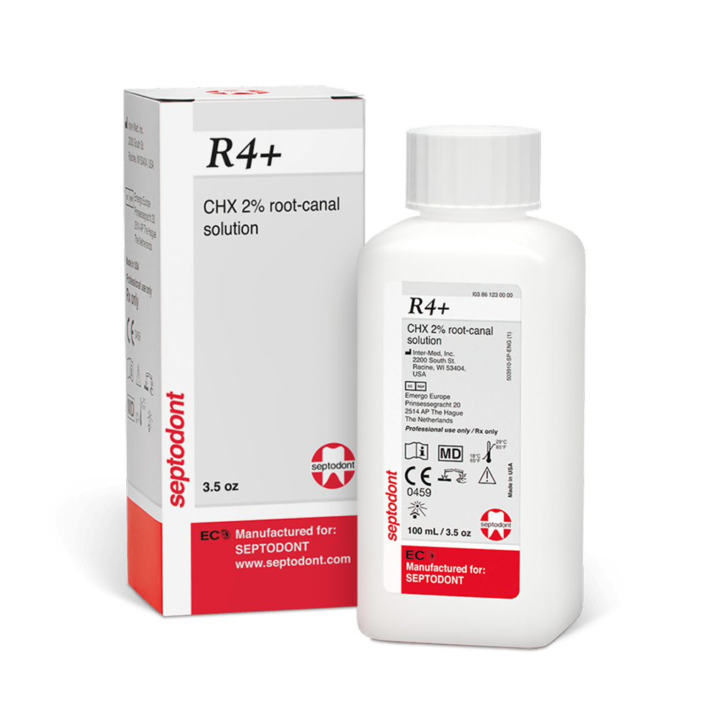 R4+ Rodkanalspuling, 100 ml flaske