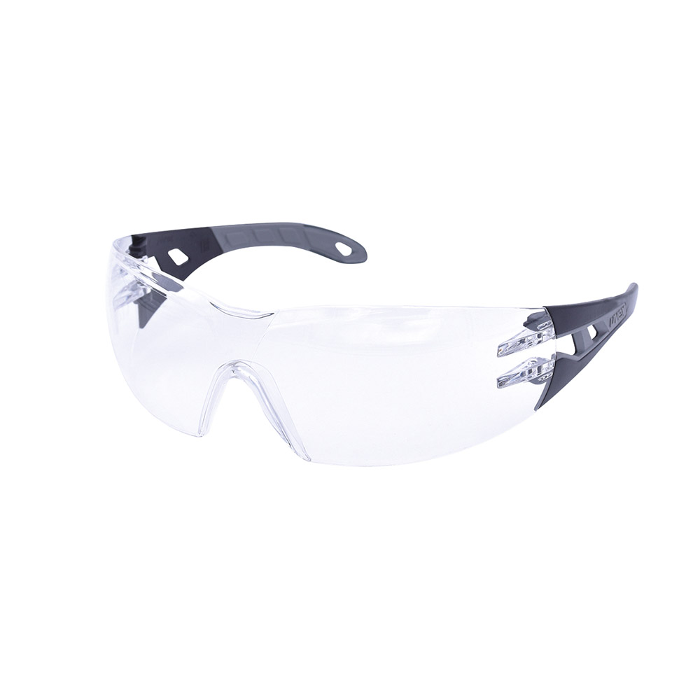 Beskyttelsesbrille iSpec X Fit sort/antracit, stk.