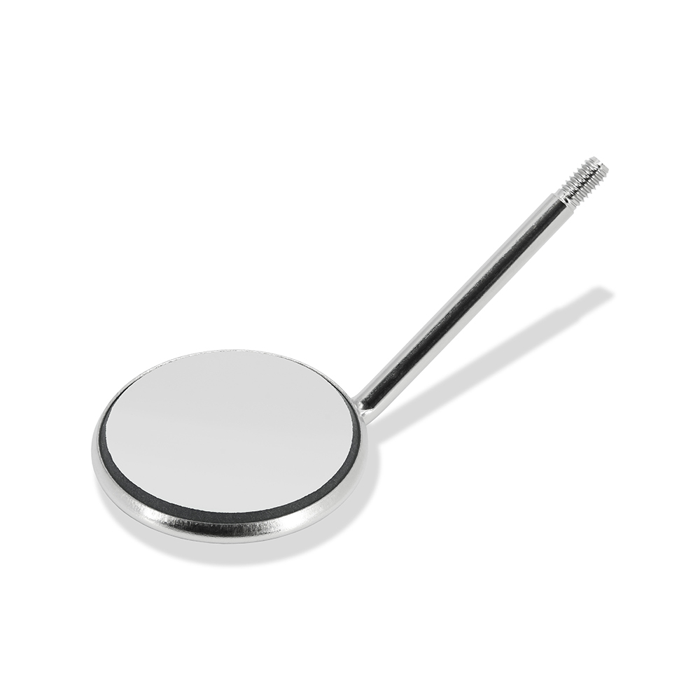 Mundspejl TOPvision FS Rhodium 4 hul SS, 12 stk.