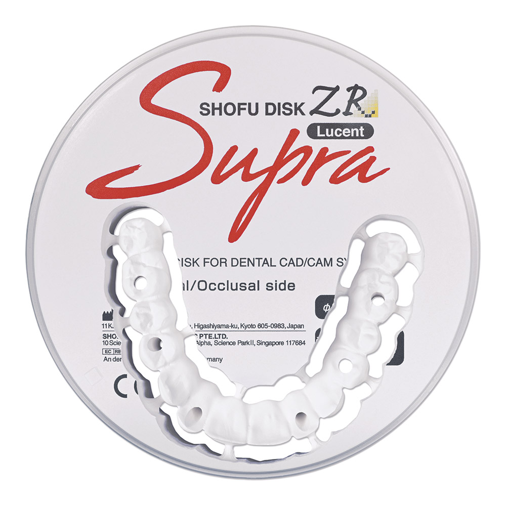 Shofu DISK ZR Lucent Supra 16mm D3 St