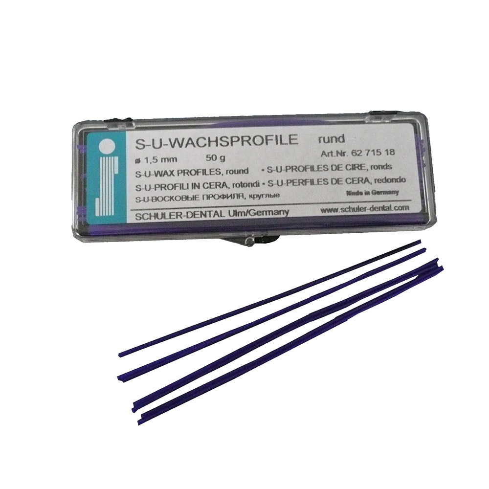 Voksprofiler S-U 1,50 mm, 50 g