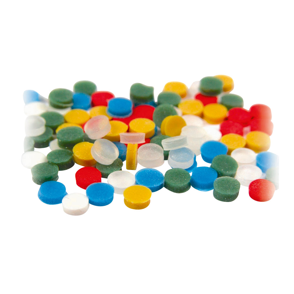 Ende-stopper hvid, 100 stk.