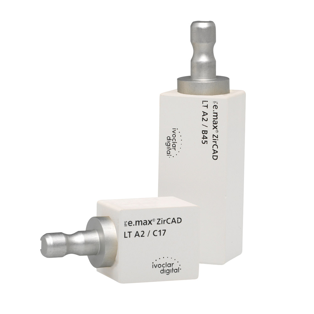 IPS e.max ZirCAD Cerec/Inlab LT A2 C17, 5 stk.