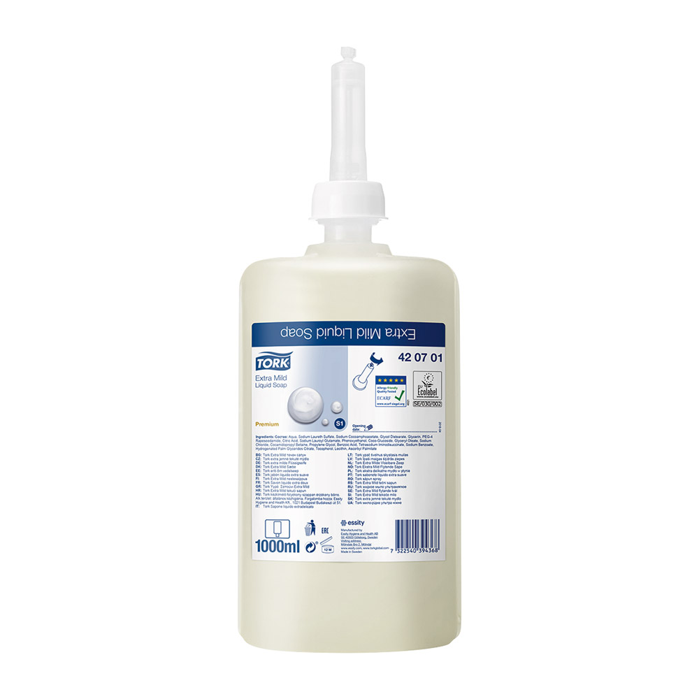 Tork Premium flydende sæbe ekstra mild, 6 x 1 L