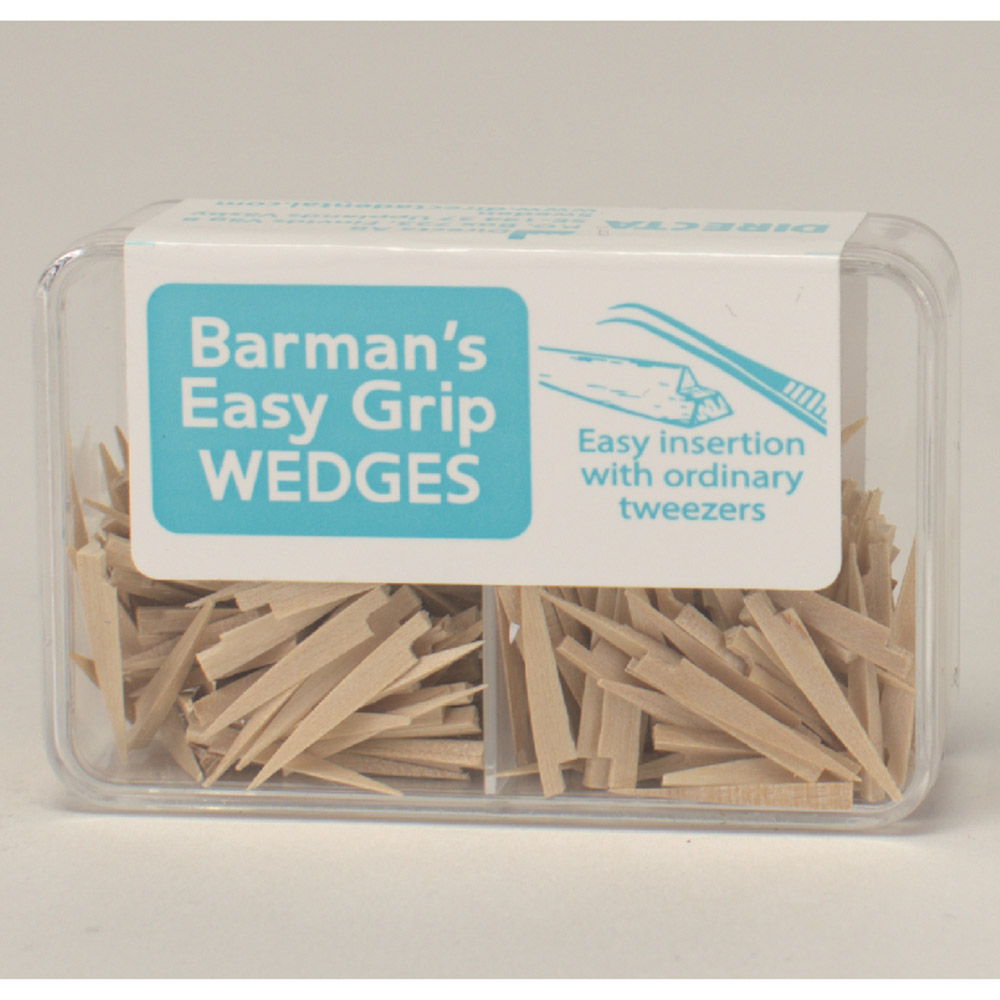 Barmans Wedges Easy Grip, 200 stk.