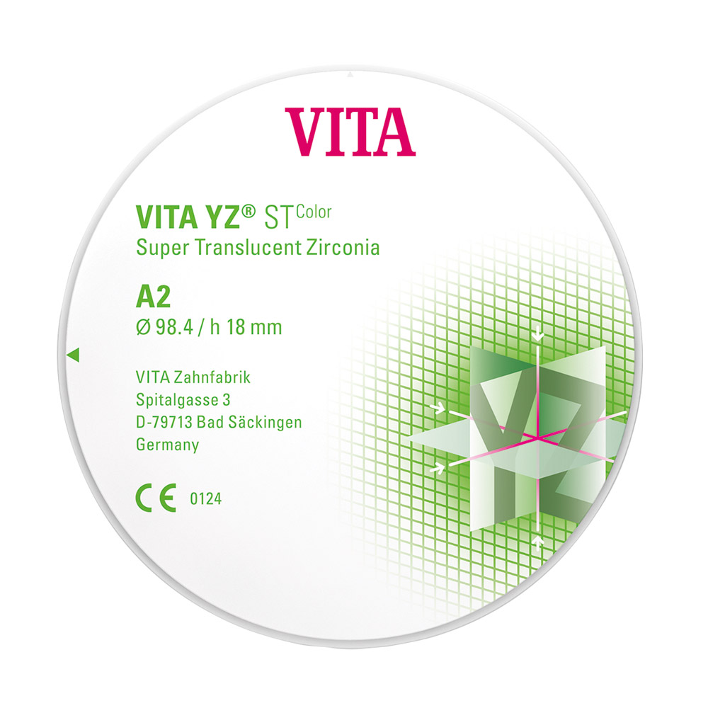 VITA YZ ST Color Disc A3 98,4 mm 18 mm, stk.