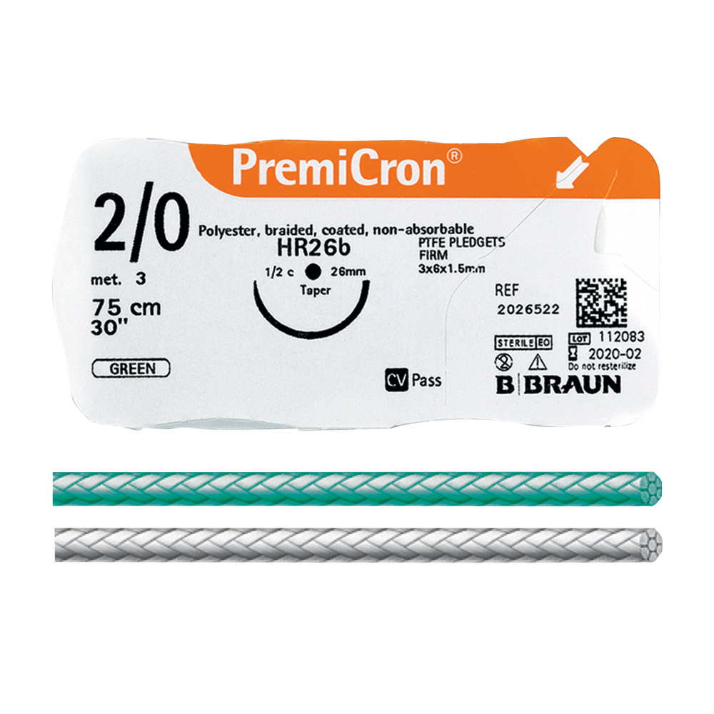 Premicron grøn 4/0 DS16 45 cm, 36 stk.