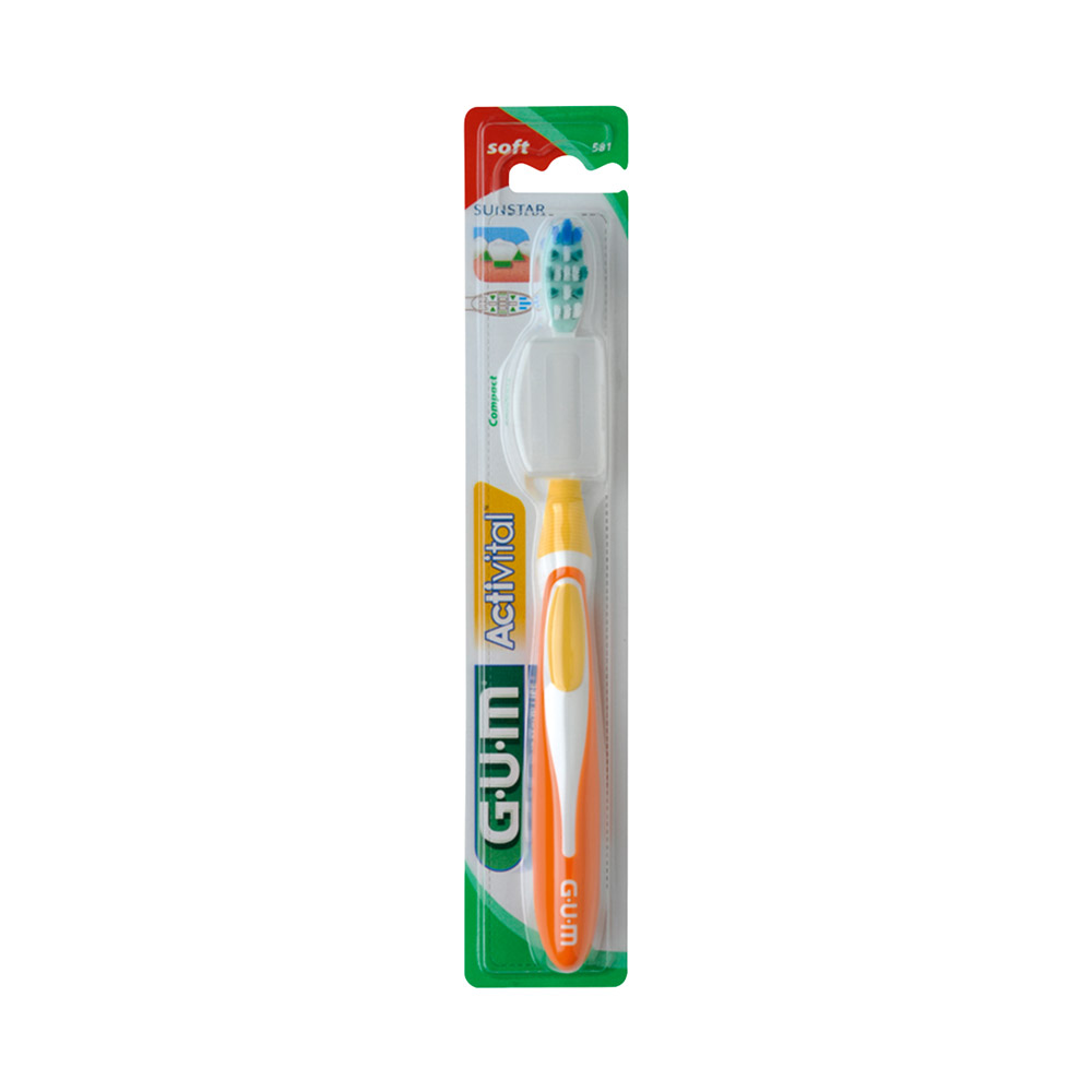 GUM Actival blød tandbørste, 12 stk.
