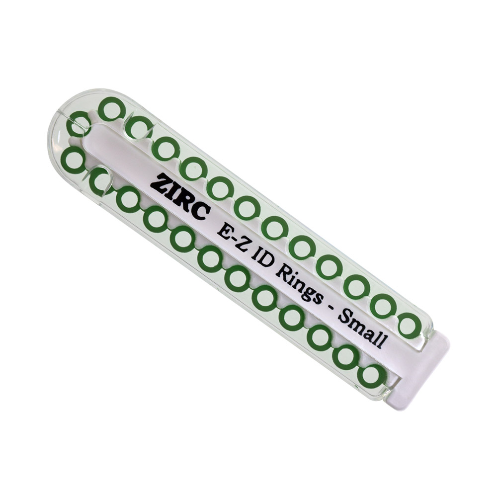 EZ-ID markeringsringe små grønne, 25 stk.