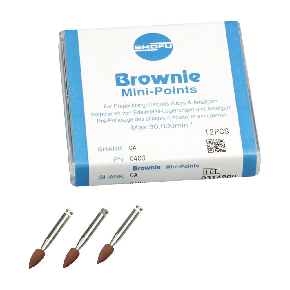 Brownie poleringsklud, minispids 030, 12 stk.