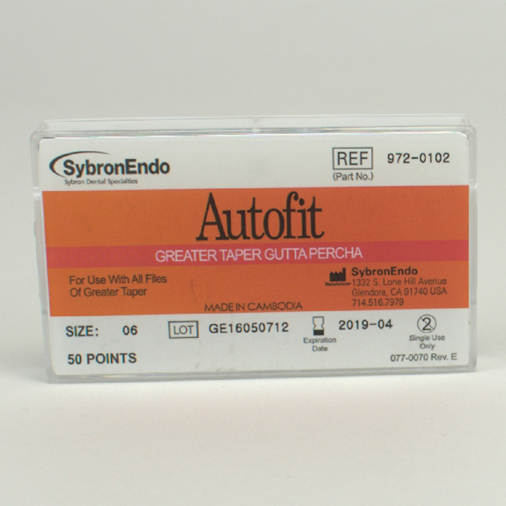 Guttaperchaspidser Autofit Gt 06, 50 stk.