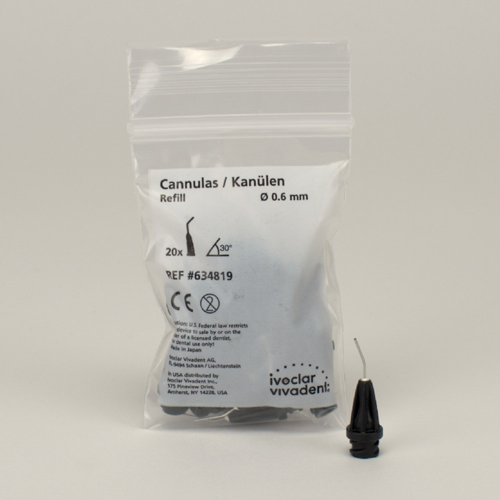 Applikationskanyler Total E./Helio. 0,6 mm, 20 stk.
