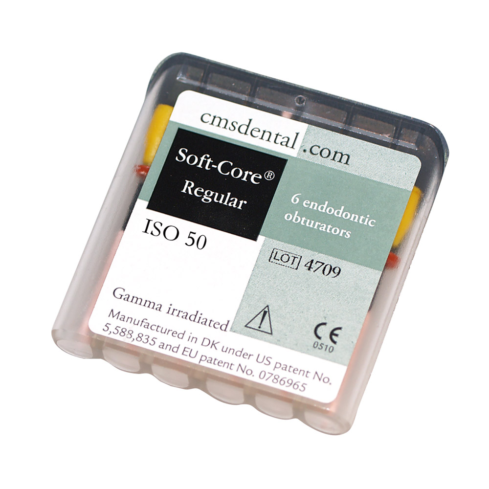 SOFT-CORE Obturator 50 uden prøvestifter, 6 stk.