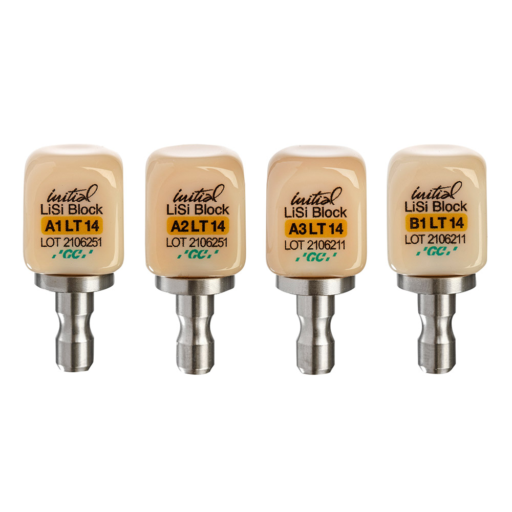 GC Initial LiSi Block CEREC 14 A3 LT, 5 stk.