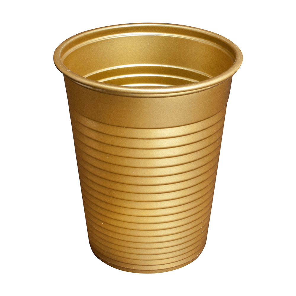 Monoart Drikkebæger 180 ml guld, 3000 stk.