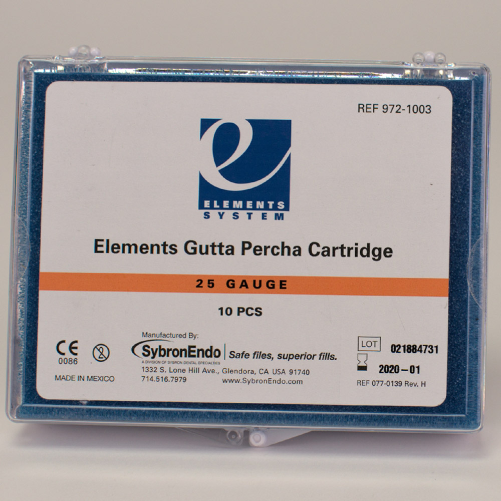 Guttaperchapatron 25g Lb, 10 stk.