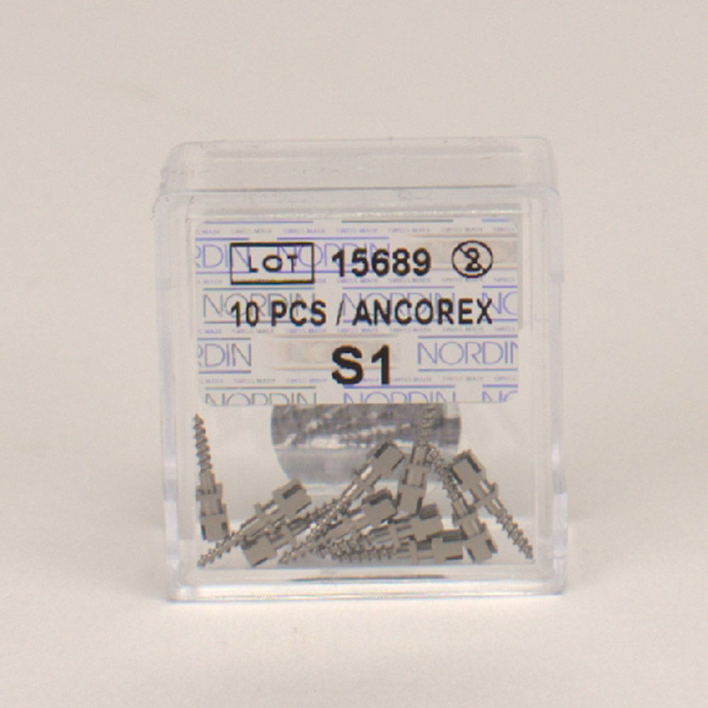Ancorex Skruepinde S1, 10 stk.