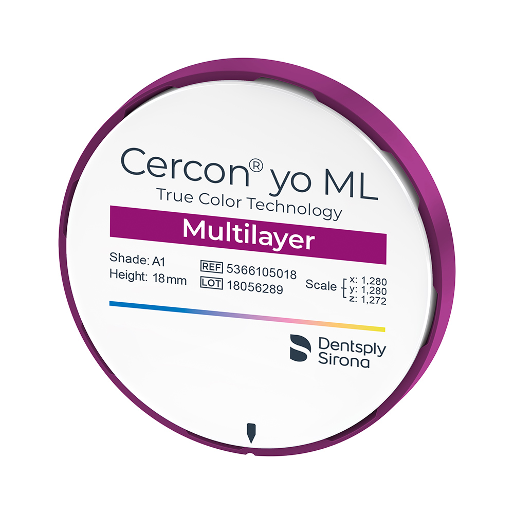 Cercon yo ML Disk 98 x 25 mm A4, stk.