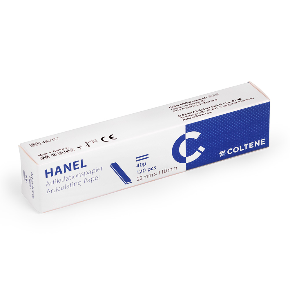 Artikulationspapir blå 22 x 110 40 µ, 120 stk.