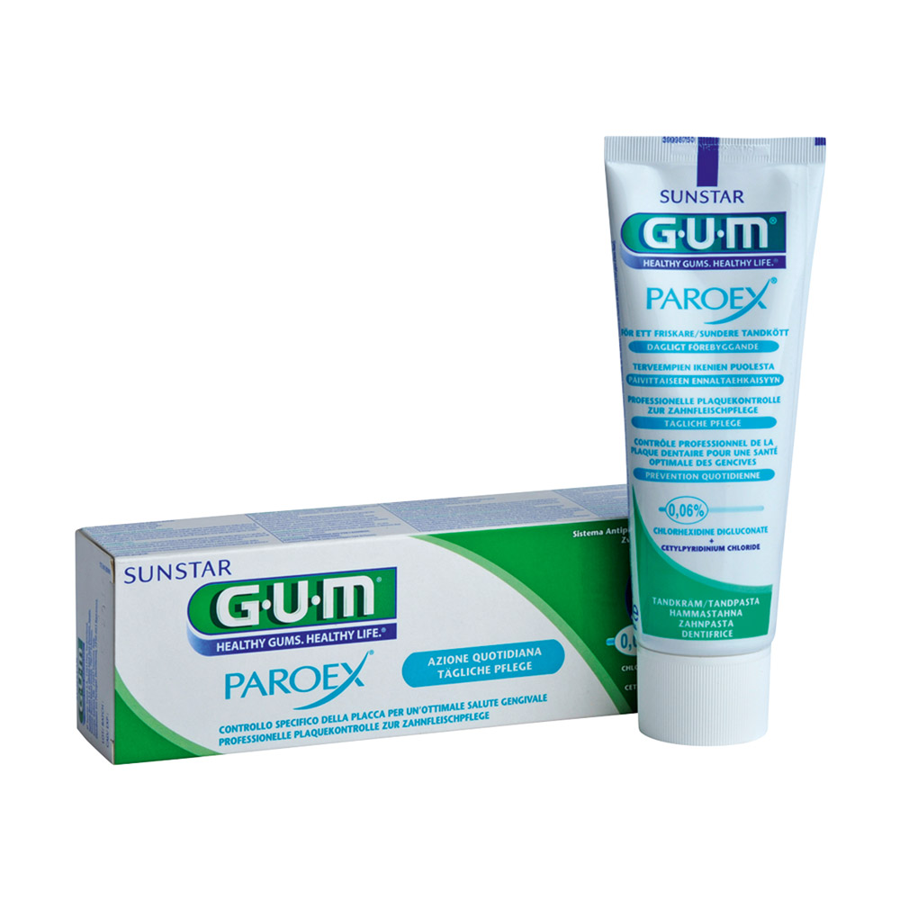 GUM Paroex Tandpasta 0,06% CHX, 6 x 75 ml