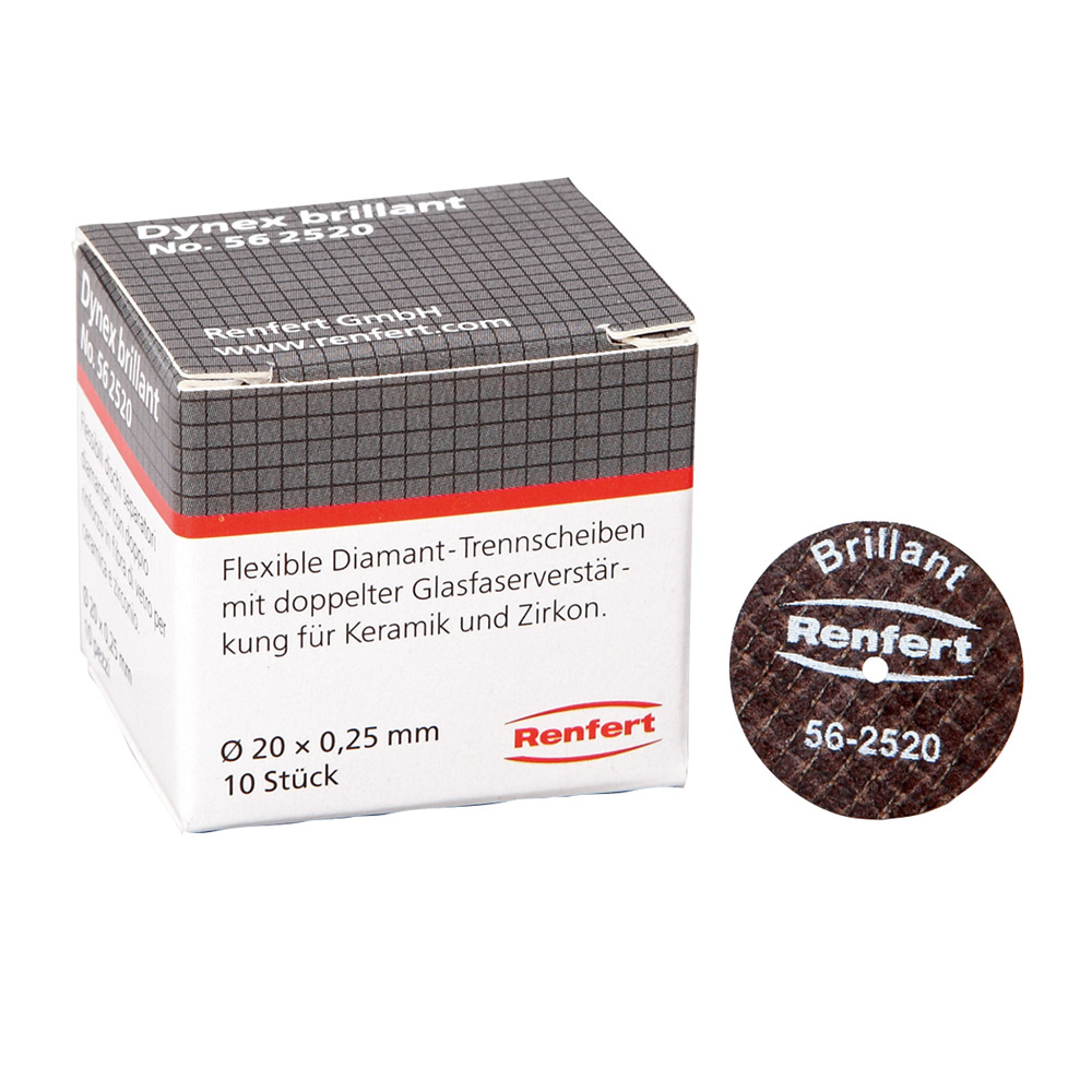 Dynex Brillant skivediske 20 x 0,30 mm, 10 stk.