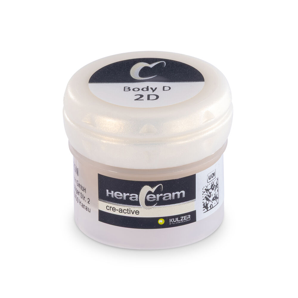 HeraCeram cre-active 2D Malefarve Translucent Body D, 2 ml