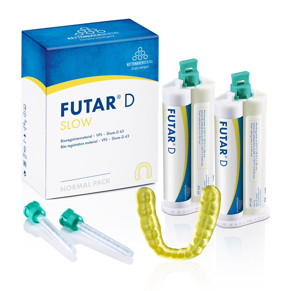 Futar D Slow, 2 x 50 ml + 6 blandingskanyler normalpakning