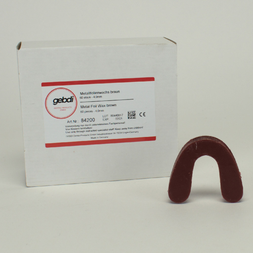 Metalfolie voks 4,0 mm 60 stk