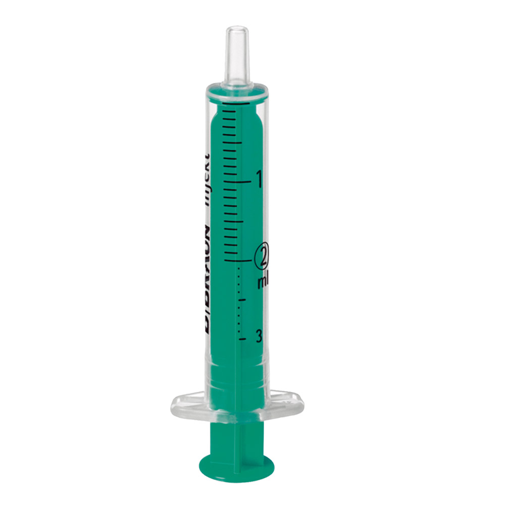 Engangssprøjter Luer 2 ml, 100 stk.