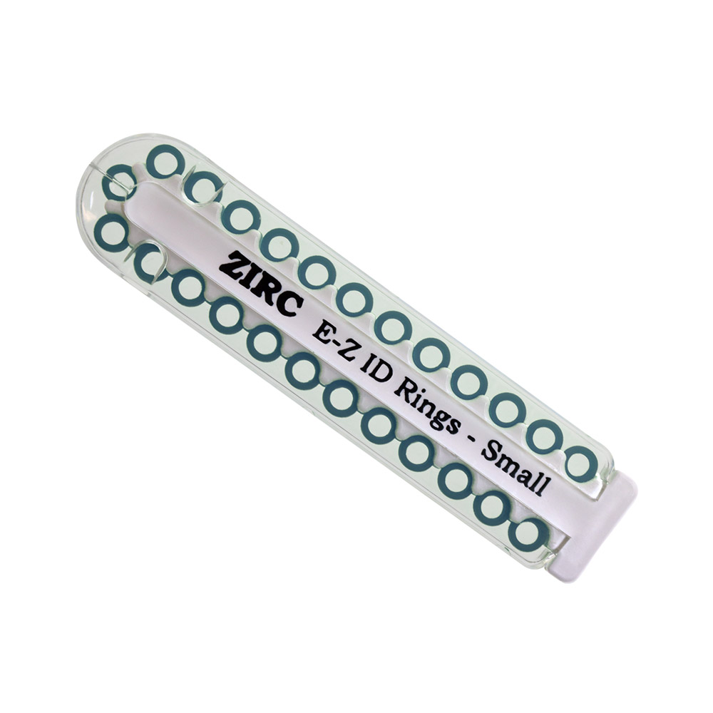 EZ-ID markeringsringe små blå, 25 stk.