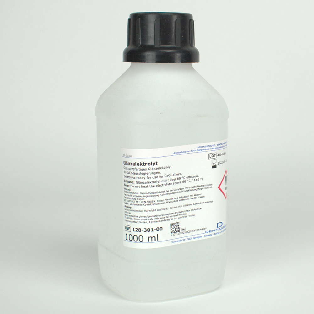 Glans-elektrolyt Cr-Co, 1 L