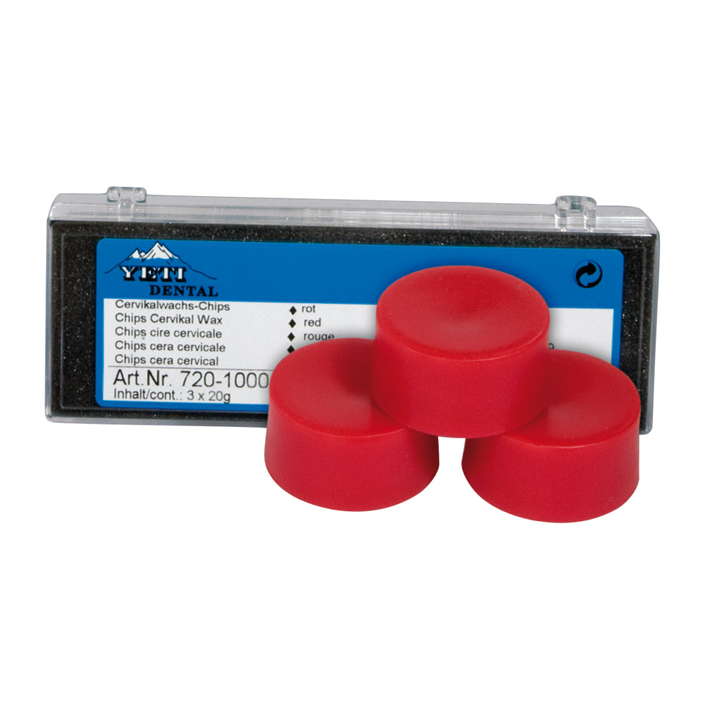 Cervikalvoks-chips rød, 3 x 20 g