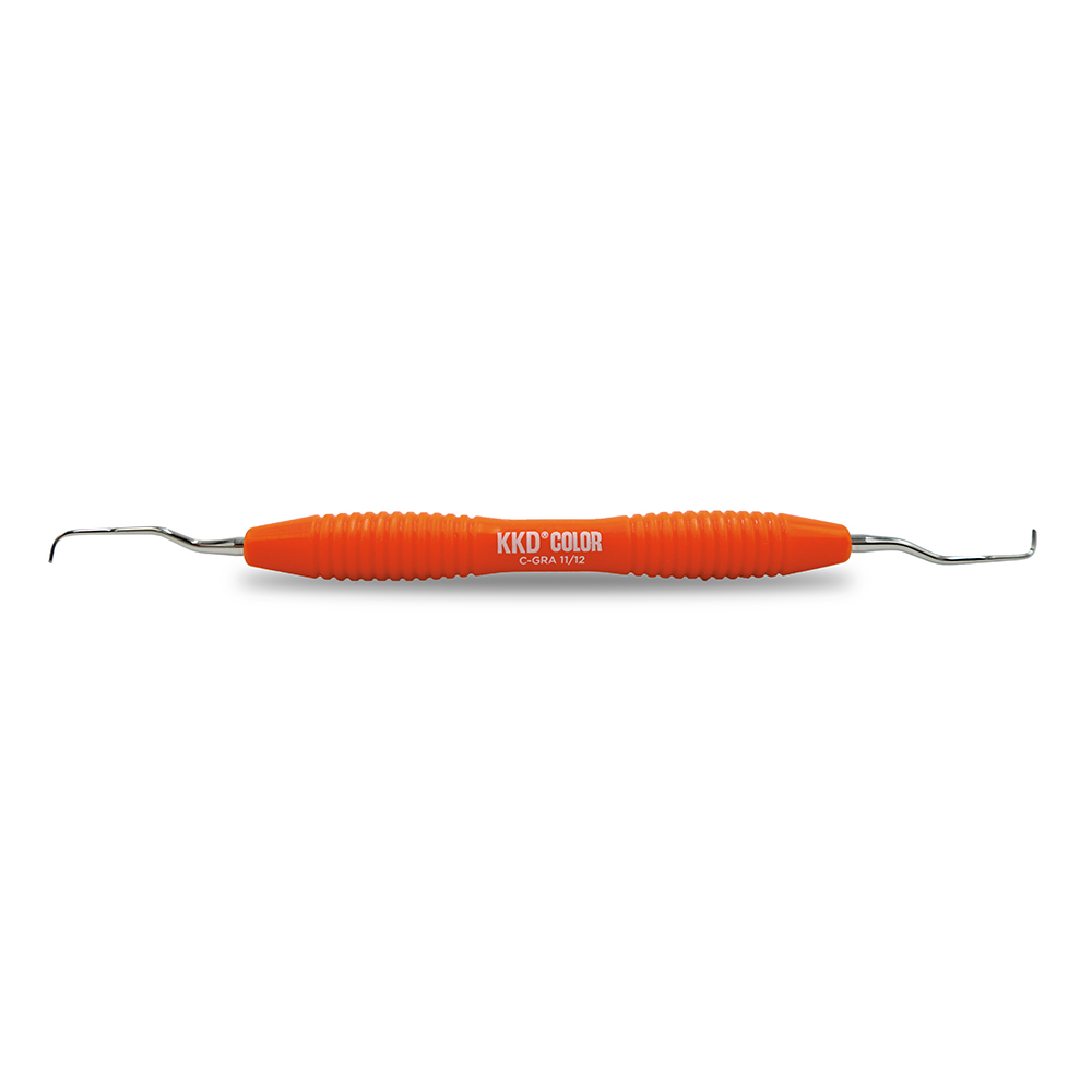 KKD COLOR Kürette Gracey standard 11-12 orange, stk.