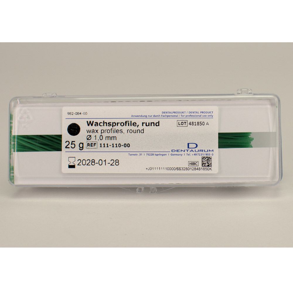 Profilvoks 1,0 rund, pakke