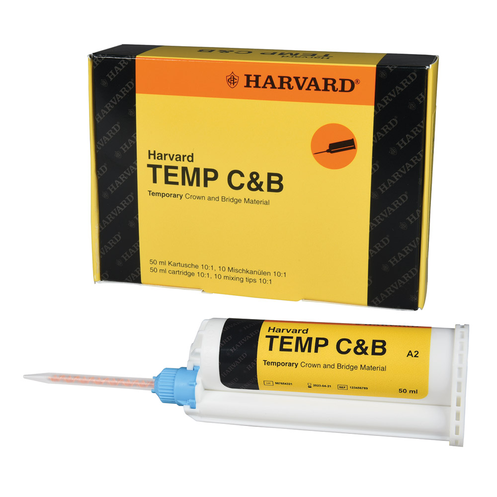 Harvard Temp C+B A3, 50 ml patron + 10 blandingskanyler