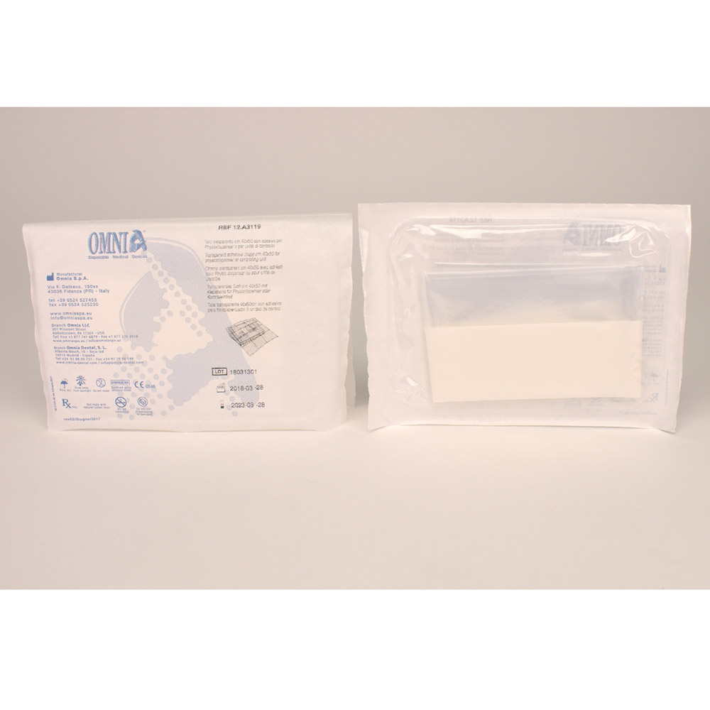 Transparent klud 40 x 50 med tape, 20 stk.