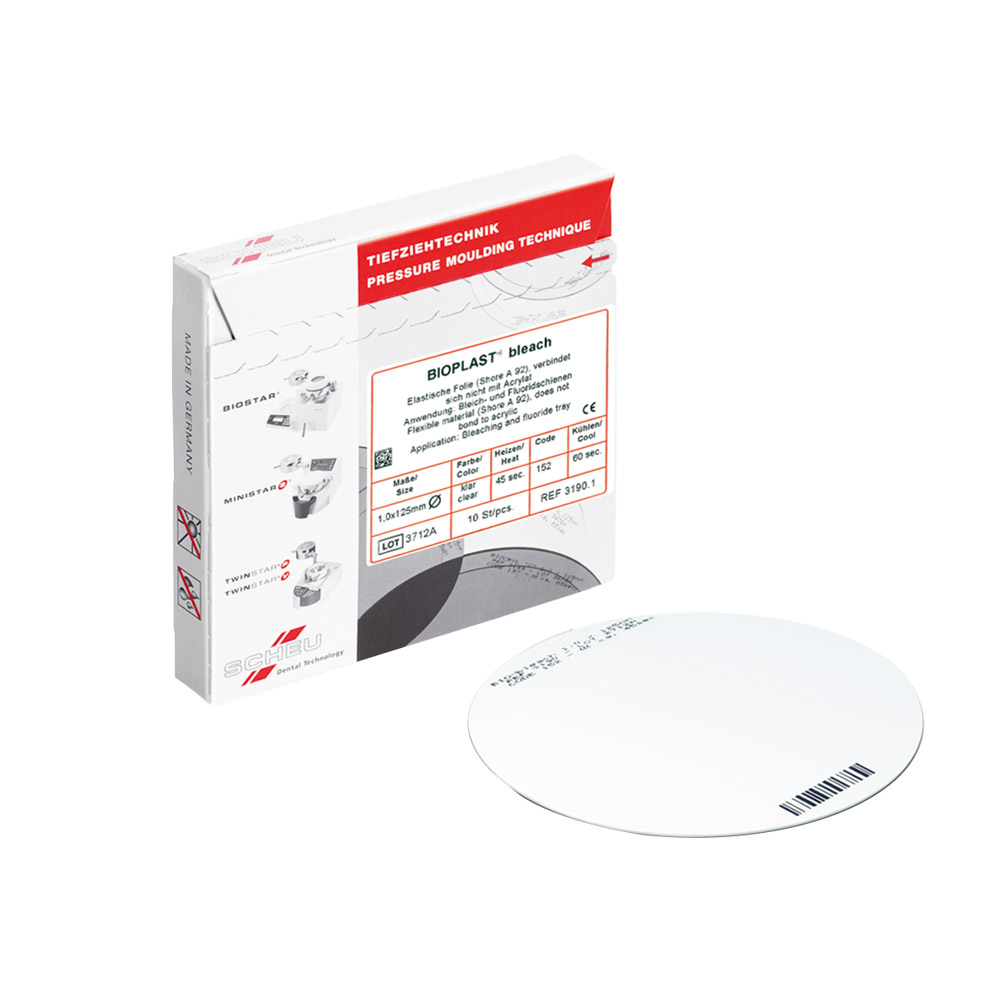 Bioplast blegemiddel 125 x 1,00 mm, 10 stk.