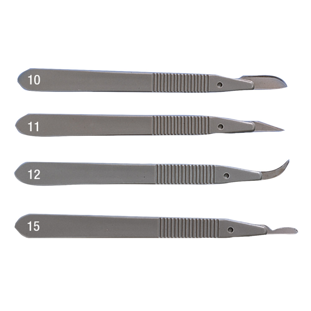 Engangsskalpeller med skaft, figur 15, 10 stk.