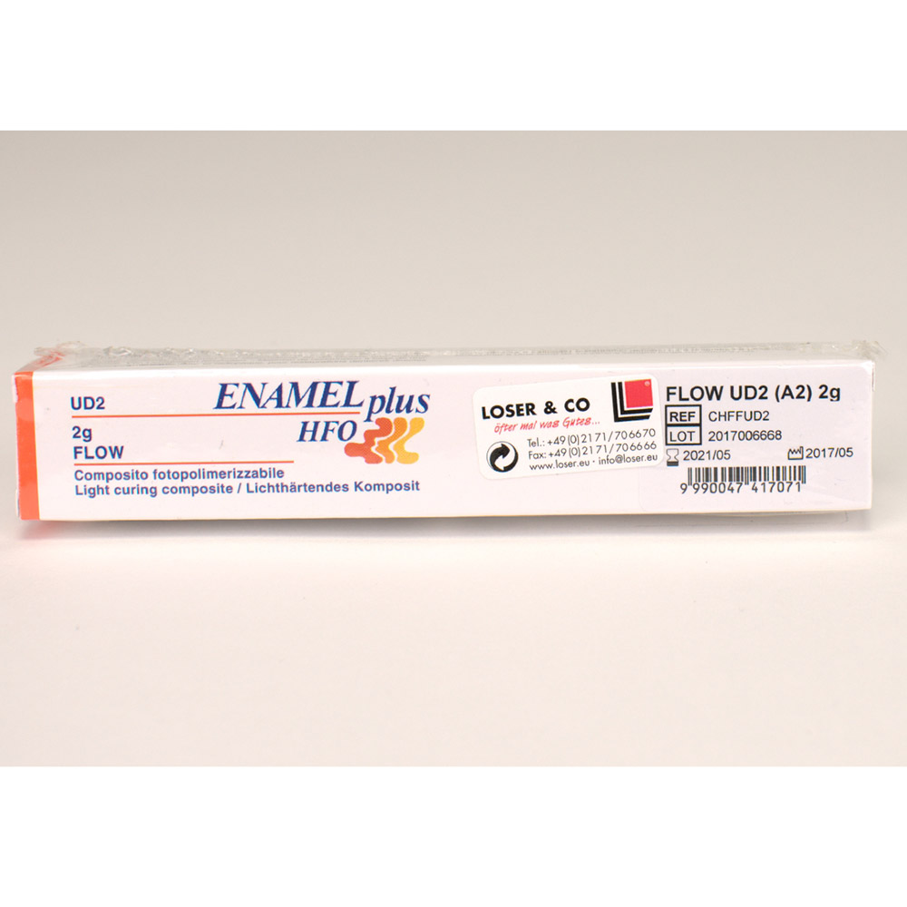 Enamel plus HFO Flow UD2 (A2), 2 g sprøjte