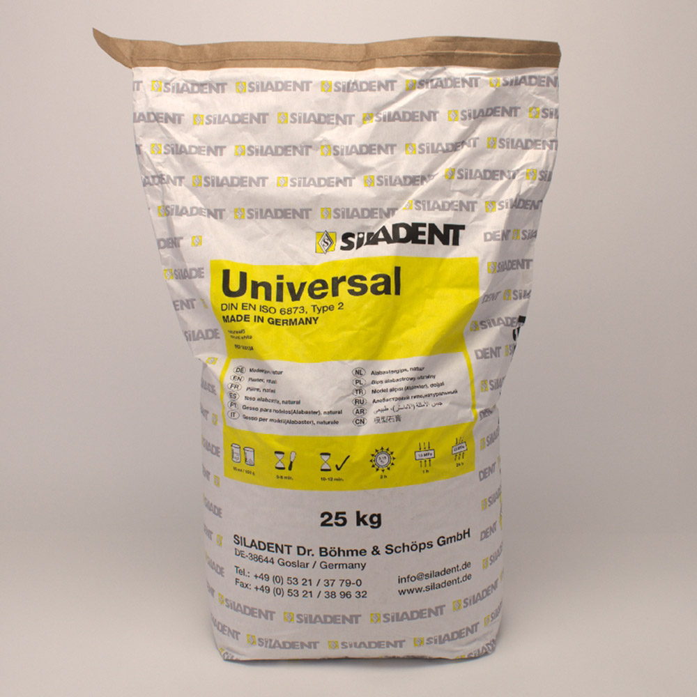 Alabastergips universal hvid, 25 kg