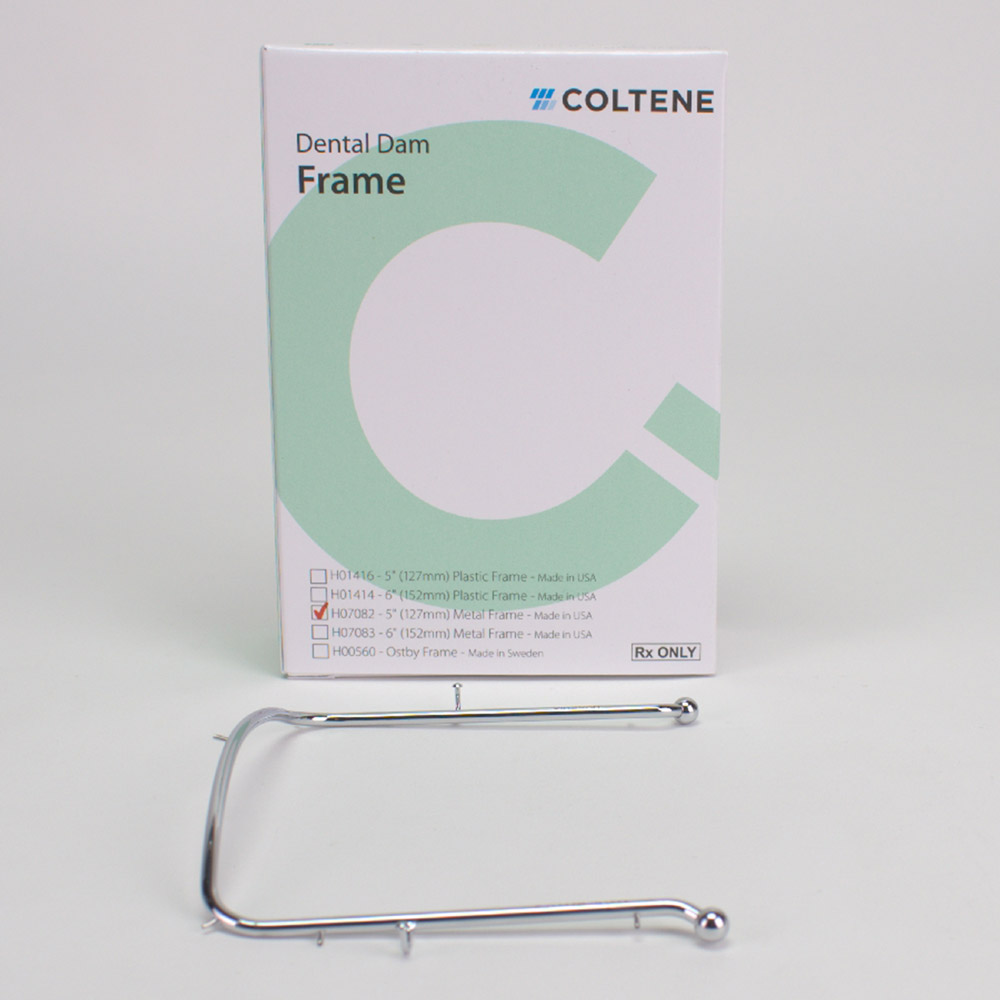 Kofferdamramme 127 mm U-form, metal, stk.