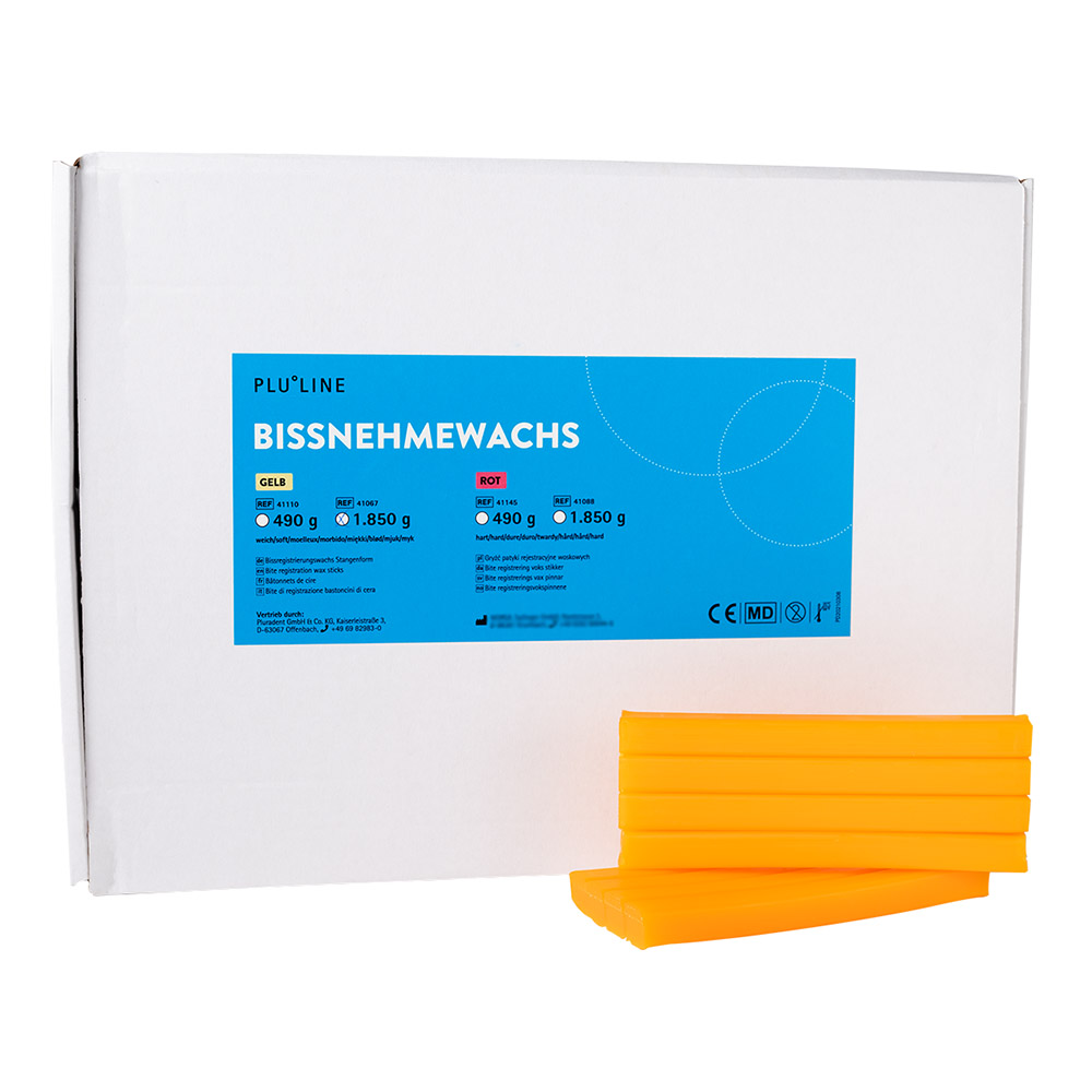 PLULINE BISSNEHMEWACHS gul i bløde stave, 1,85 kg pakke